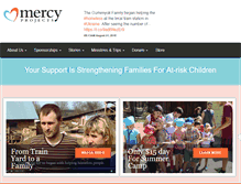 Tablet Screenshot of mercyprojects.org